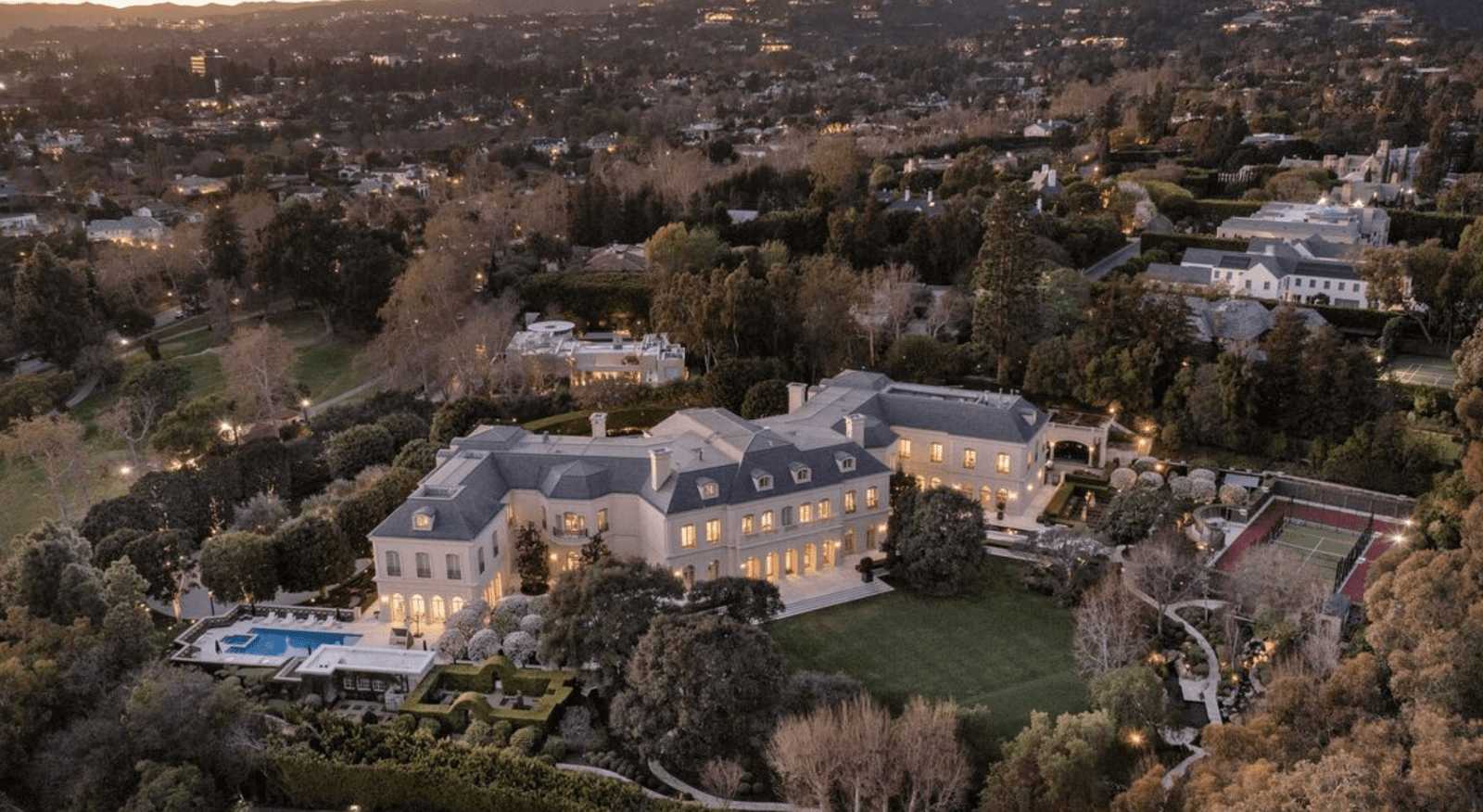 Luxury real estate - Private Mansion - Private Castle - Los Angeles Billionaire's Row in Bel Air - Holmby Hills - Los Angeles Golden Triangle - California