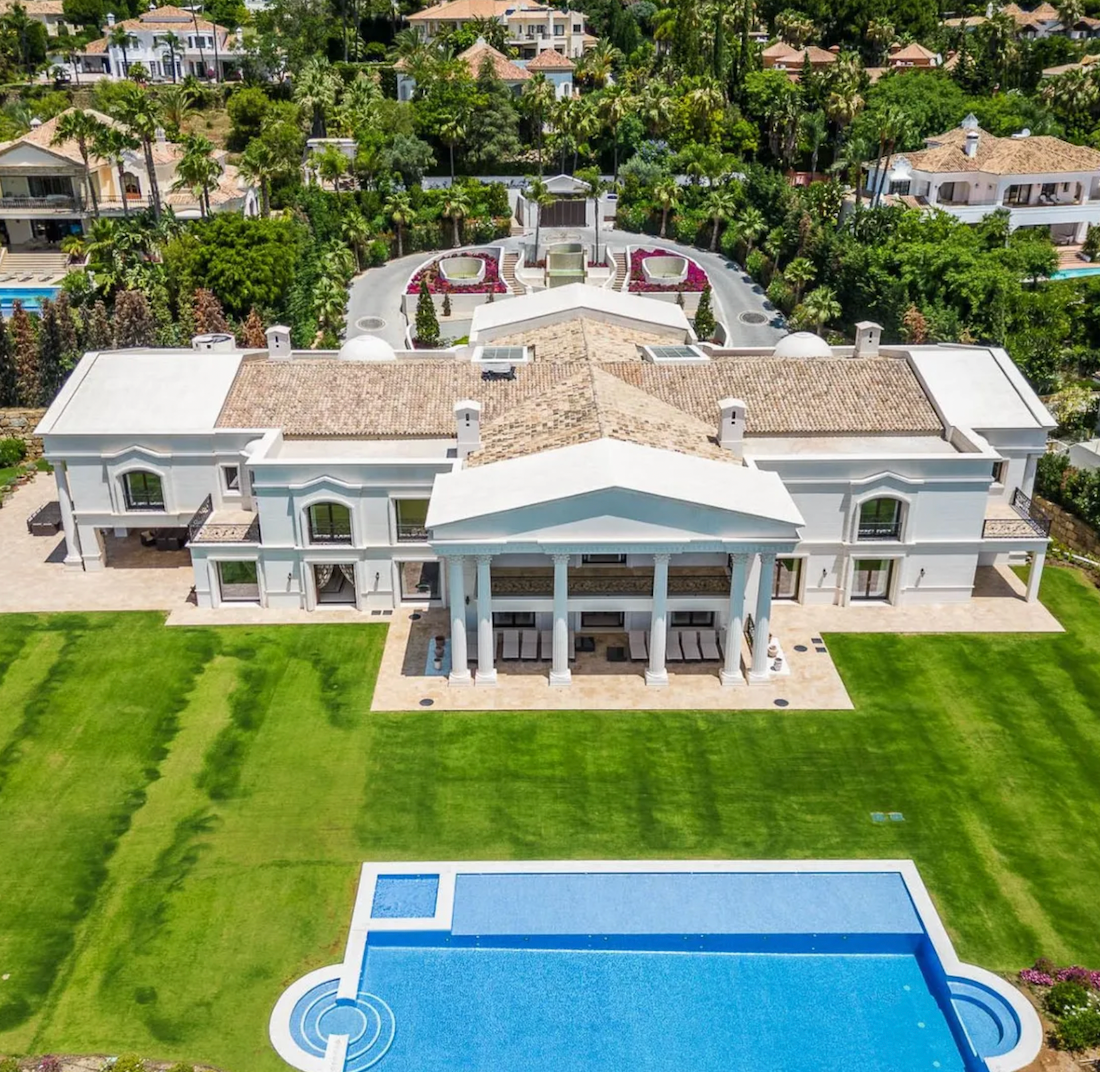 Sea view mansion in Marbella, Sierra Blanca, Costa del Sol, Spain luxury real estate