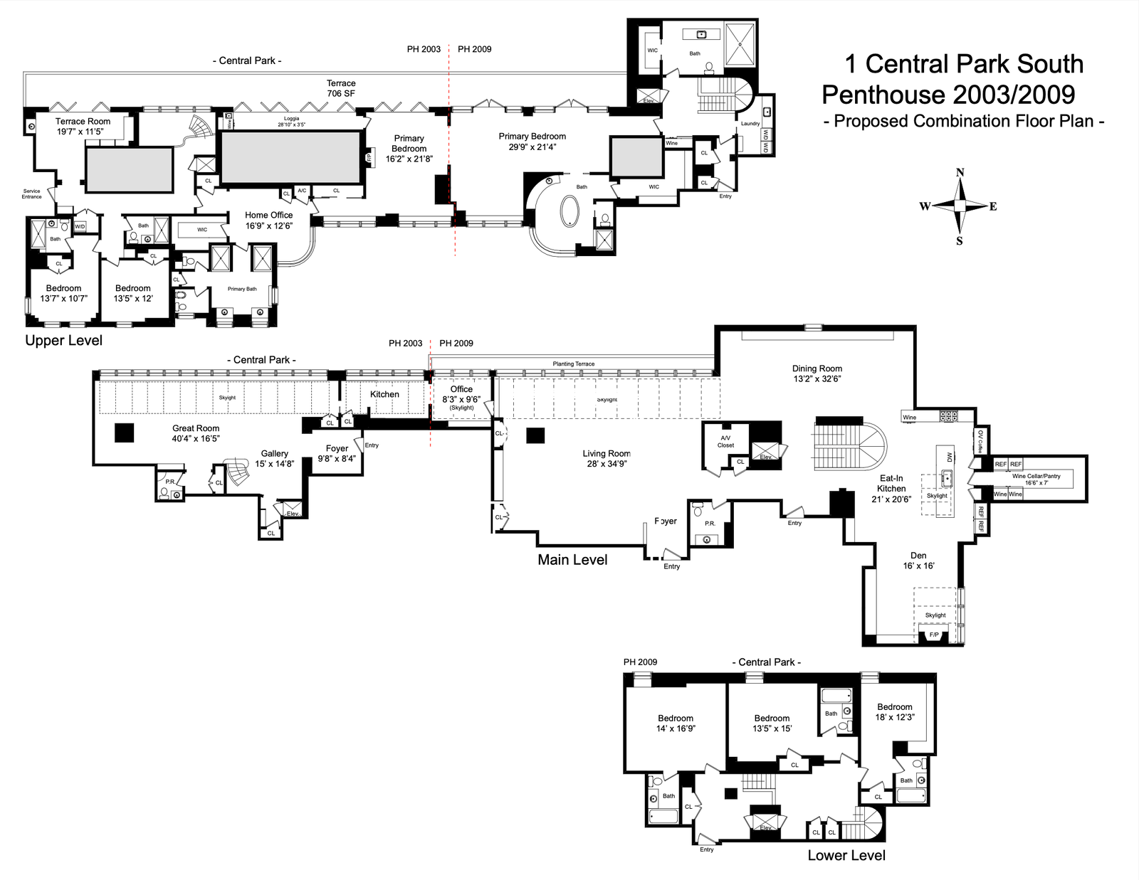 New York Plaza Penthouse Manhattan Real Estate